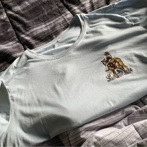 Light blue Zach Bryan inspired tee